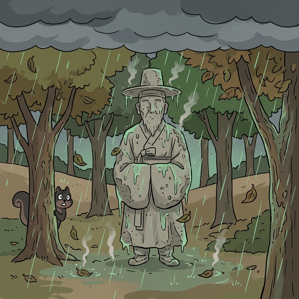 acid rain concept