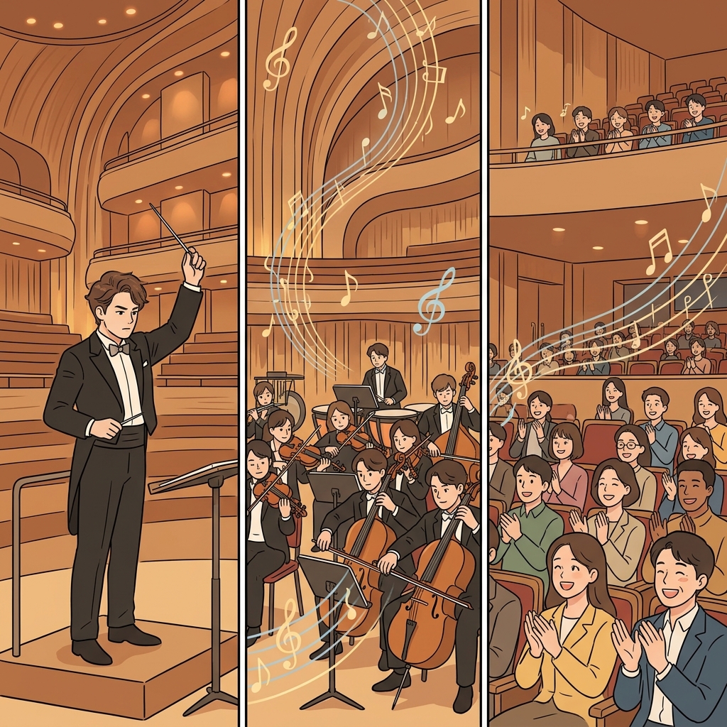 Excellent acoustics brought the music beautifully to every audience member.