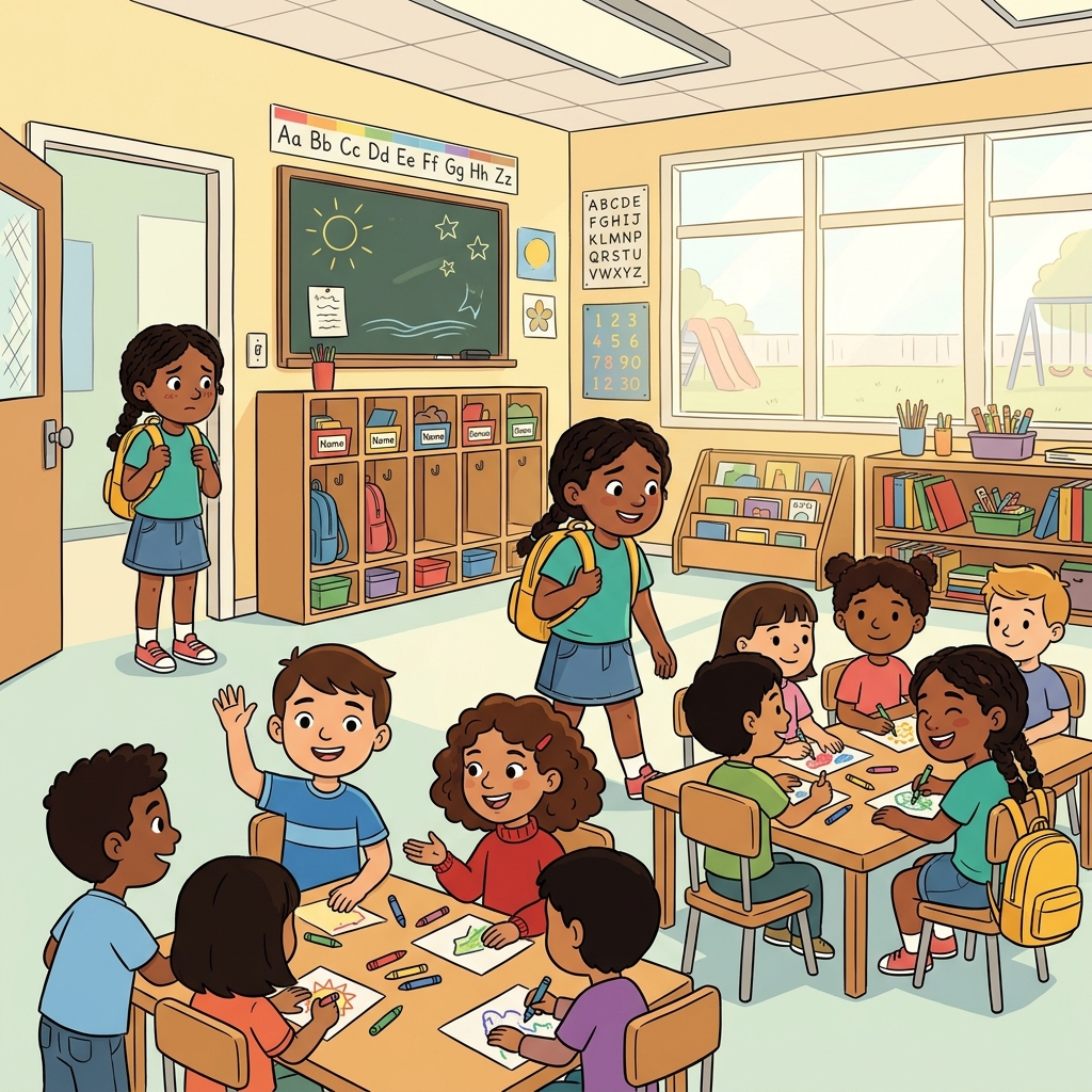 적응력이 있는 새 학생은 새 학교 생활에 빠르게 익숙해졌다.