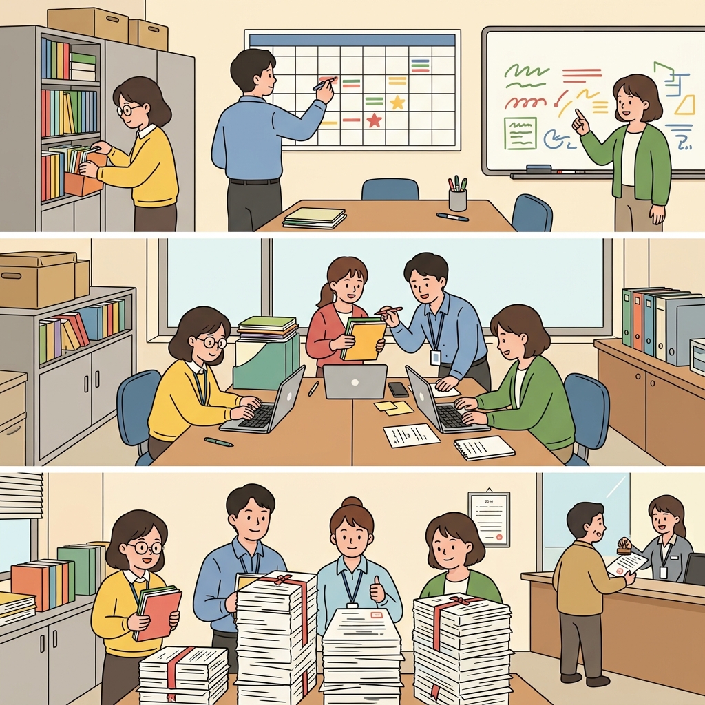 Good administration encouraged cooperation and built a well-organized workplace.