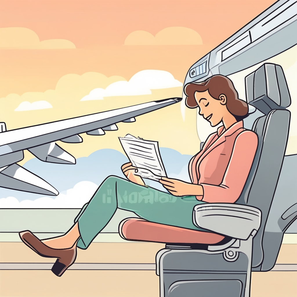 airline ticket concept