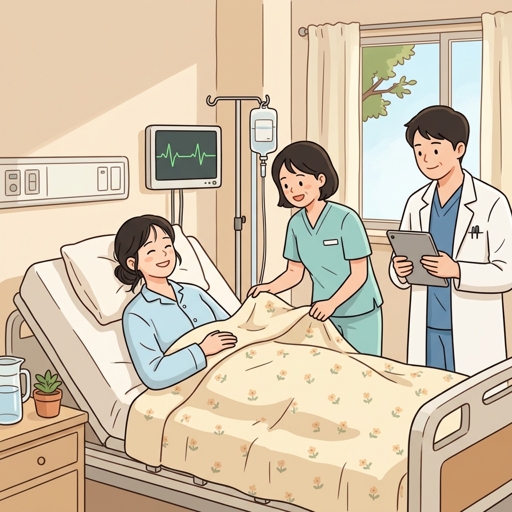 The medicine helped alleviate her severe pain after surgery.