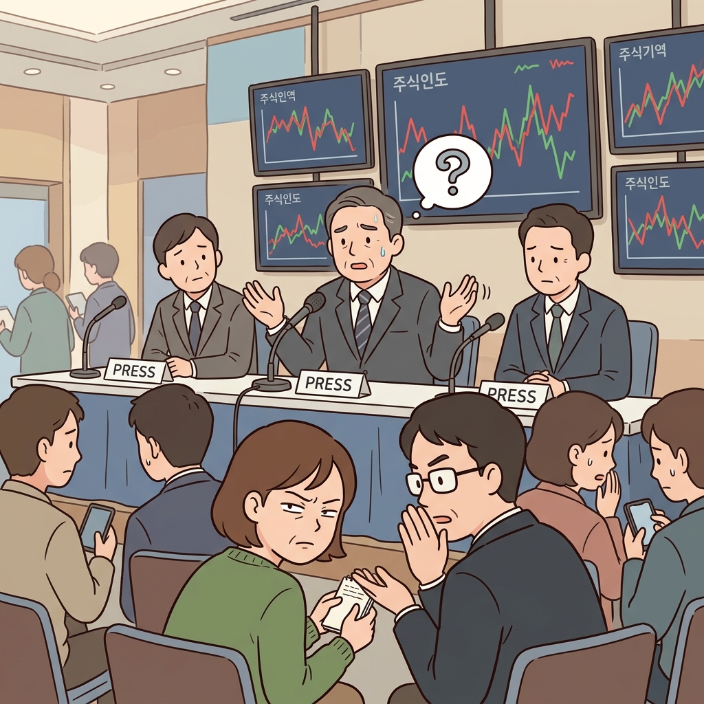 그 발언의 모호함은 투자자들을 의심하게 만들었고 점점 더 조심스럽게 만들었다.