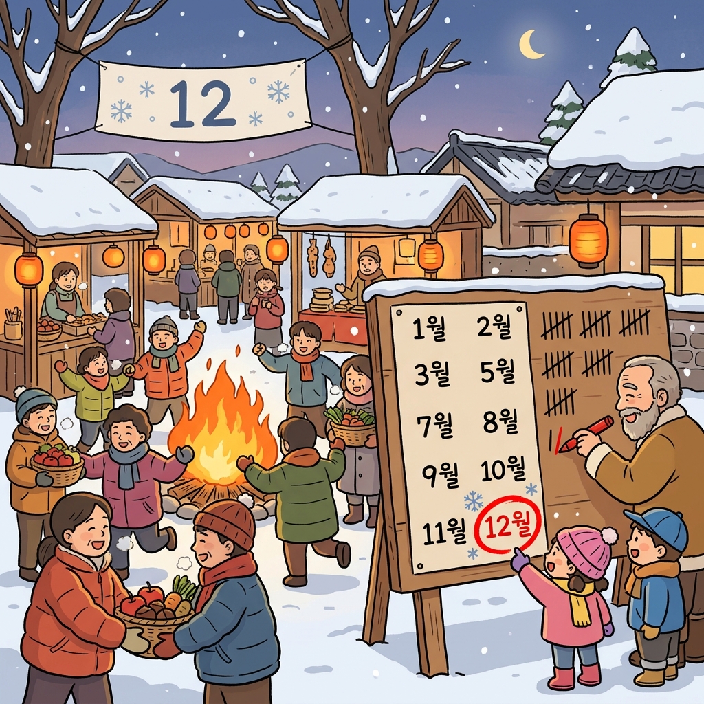 Every December, the village holds its harvest festival annually without fail.