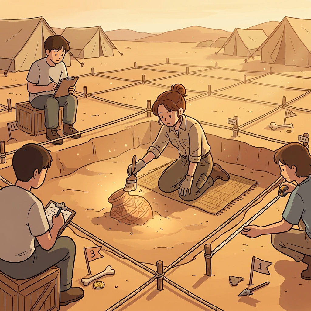 archaeological concept