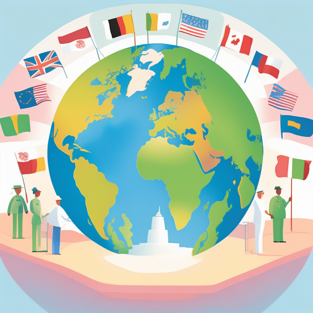 around the globe concept