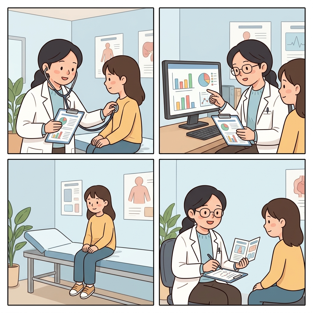 The doctor's careful assessment led to a thorough analysis and an effective treatment plan.