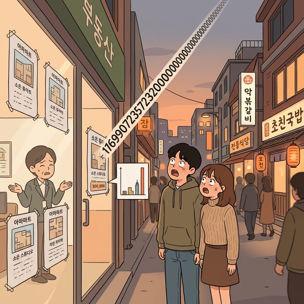 이 동네 월세가 5년 사이에 미친 듯이 올랐다.
