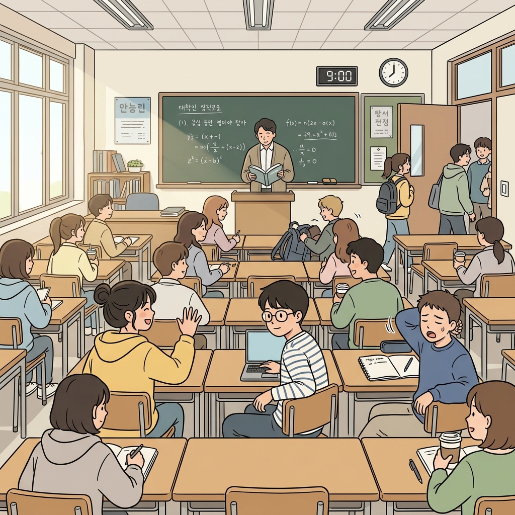 attend a class concept
