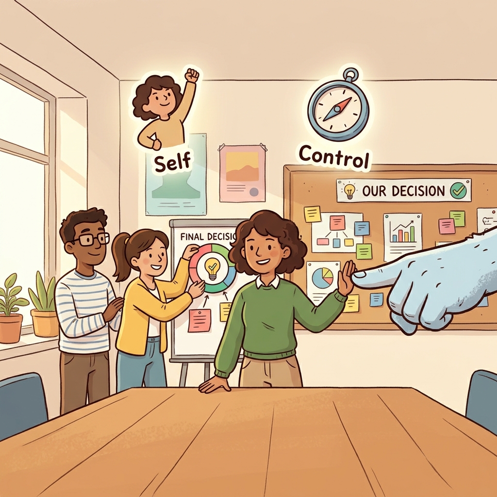 The team gained autonomy by making every important decision themselves.