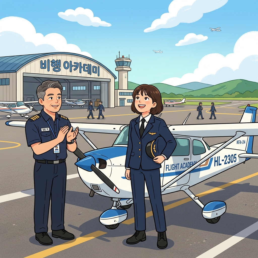 그녀는 조종사가 되어 항공 산업에서 일하는 꿈을 꾸었다. (avian(새의) → aviation(항공))