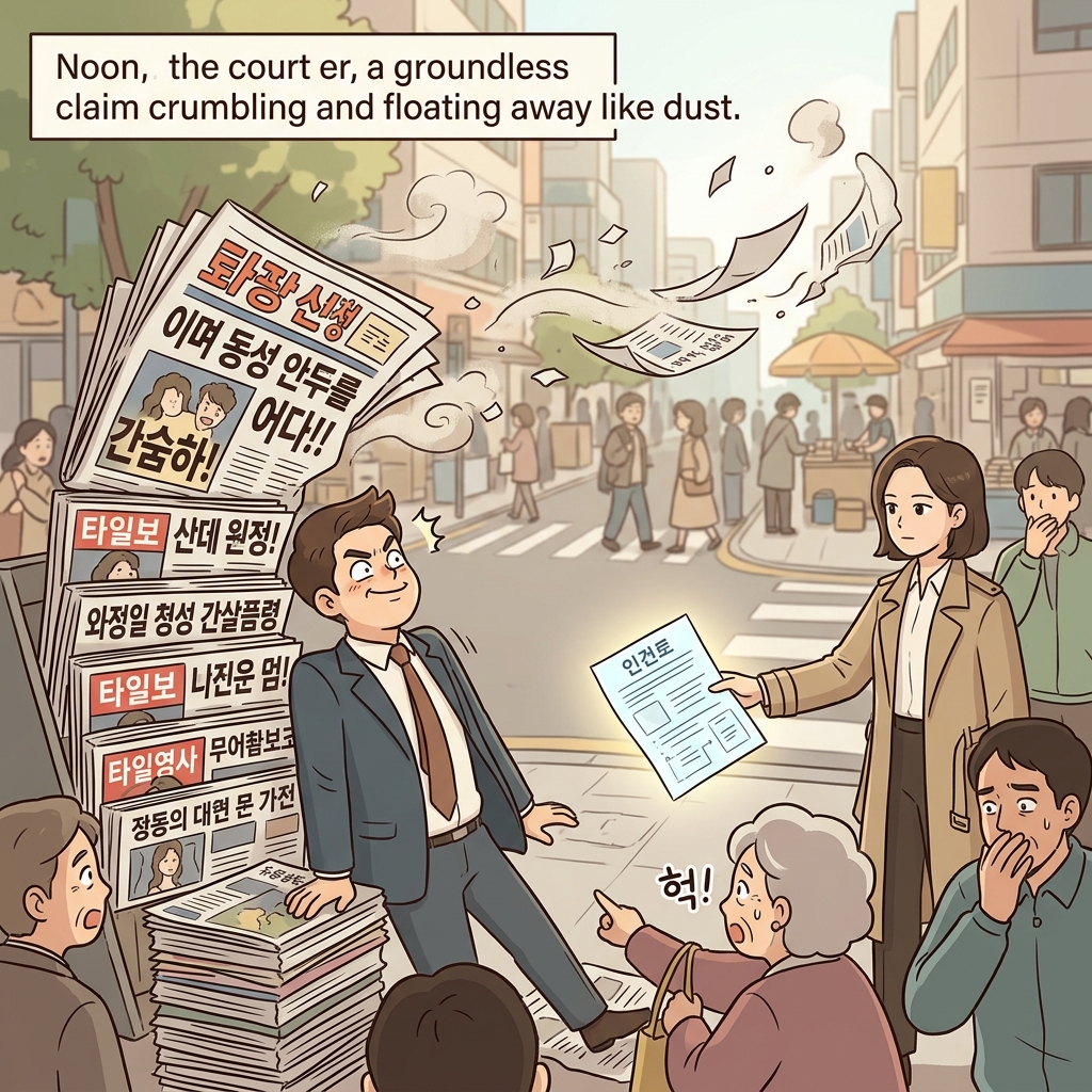 The tabloid's baseless rumor about the actress collapsed the moment facts appeared.