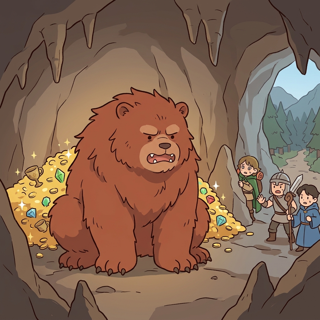 야수는 숨겨진 보물을 지키고 있었다. (Best처럼 가장 강한 짐승. → 맹수)