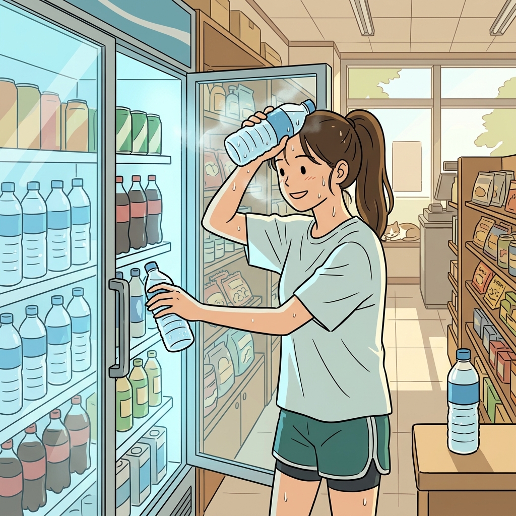 bottled water concept