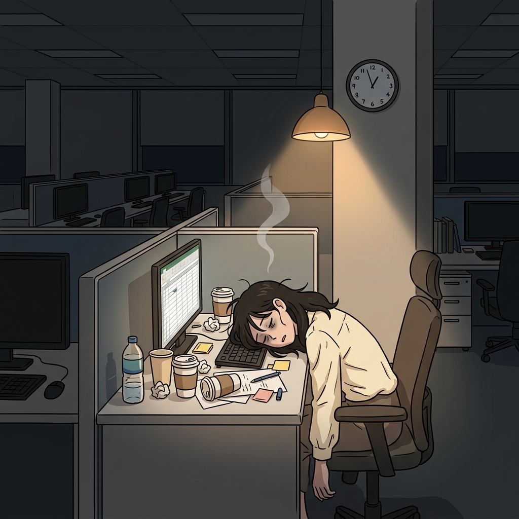 burned out concept