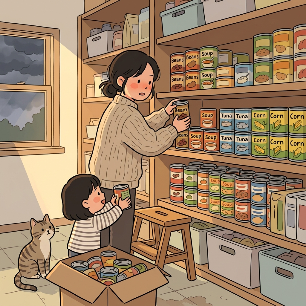 canned goods concept