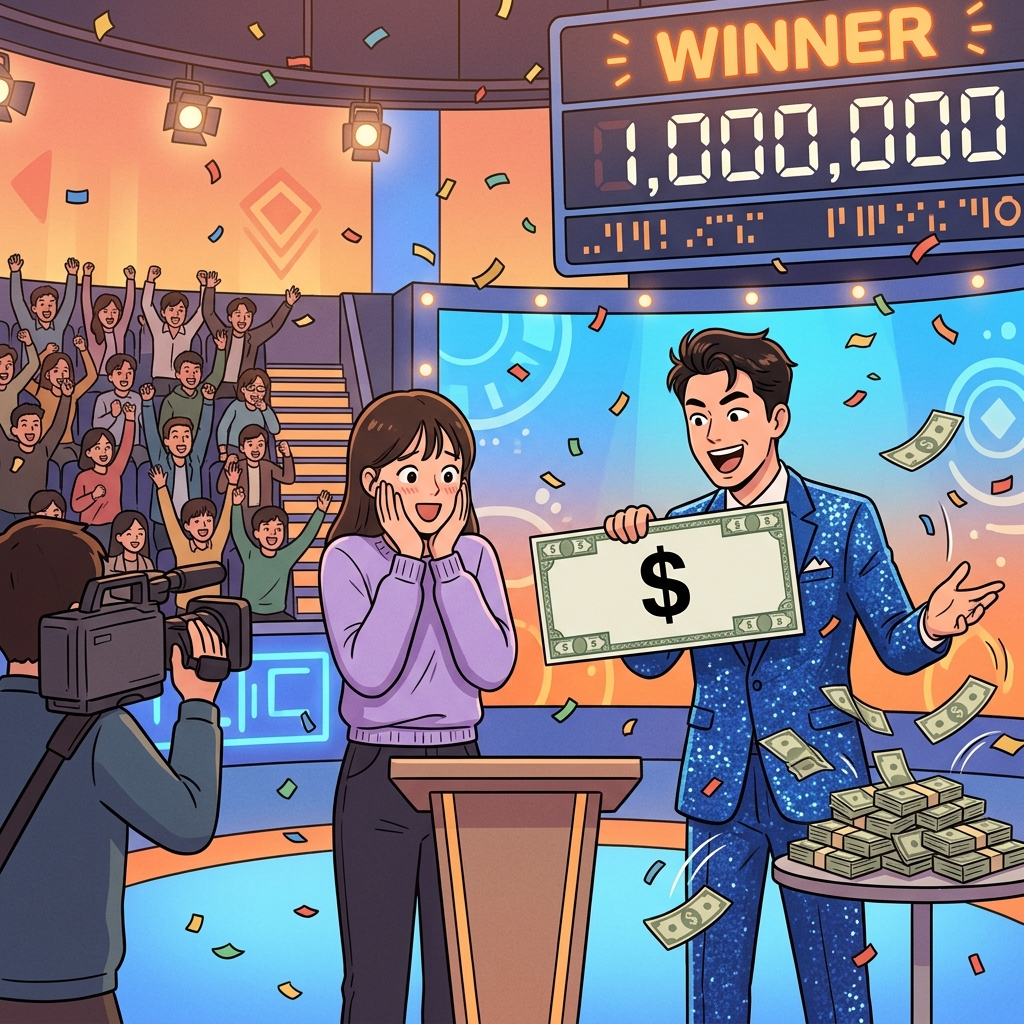cash prize concept