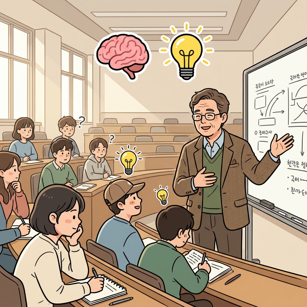 The professor gave a cerebral explanation of the complex theory. (🧠 Brain + 💡 Thinking → Cerebral = relating to the brain or intellectual thinking.)