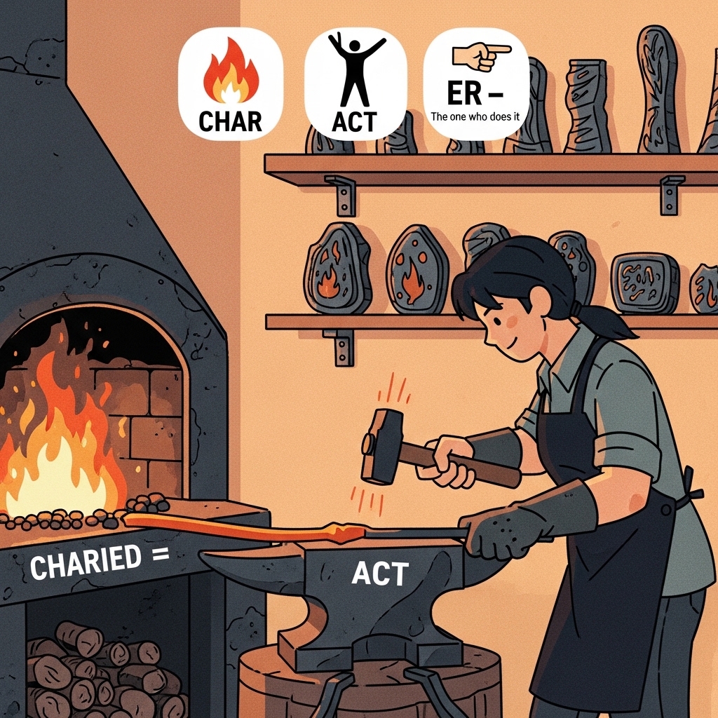 character mnemonic english