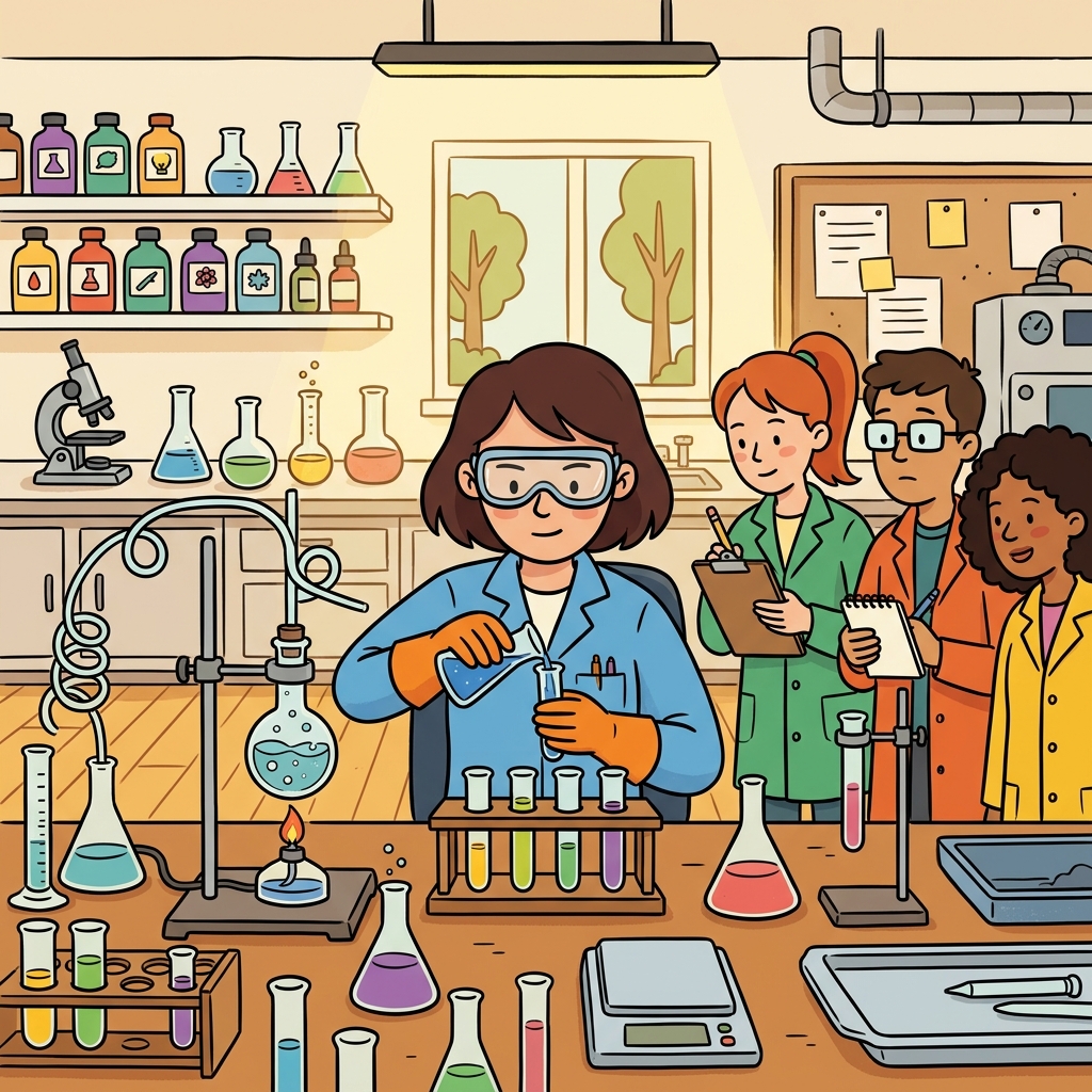 The scientist conducted an experiment to test the new medicine.