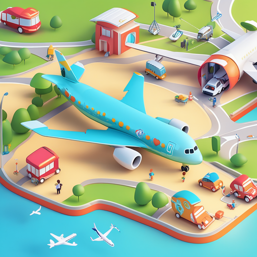 connecting flight concept