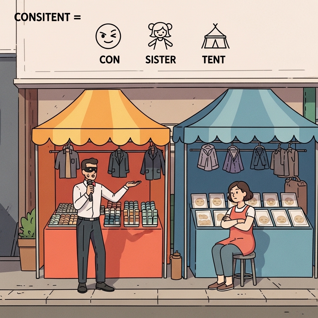 consistent mnemonic english