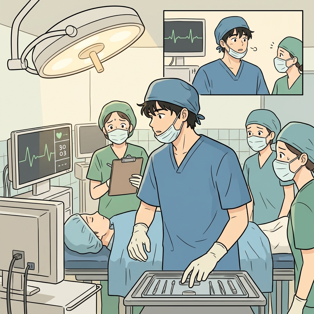 The doctor made a crucial decision that saved the patient's life.