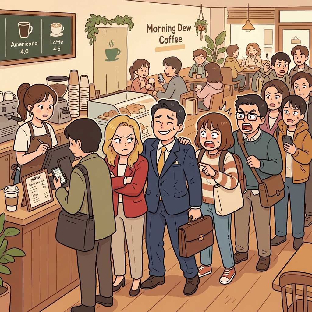 cut in line concept