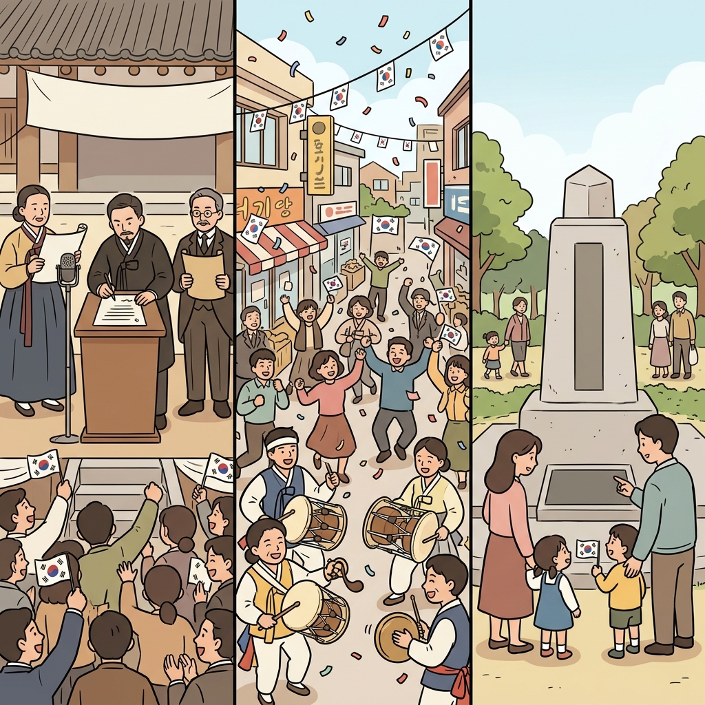 The declaration of independence led to celebration and admiration across the nation.