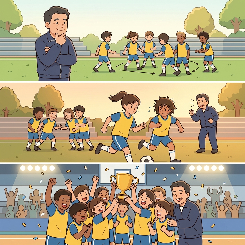The coach deemed their dream possible, and the team won together.