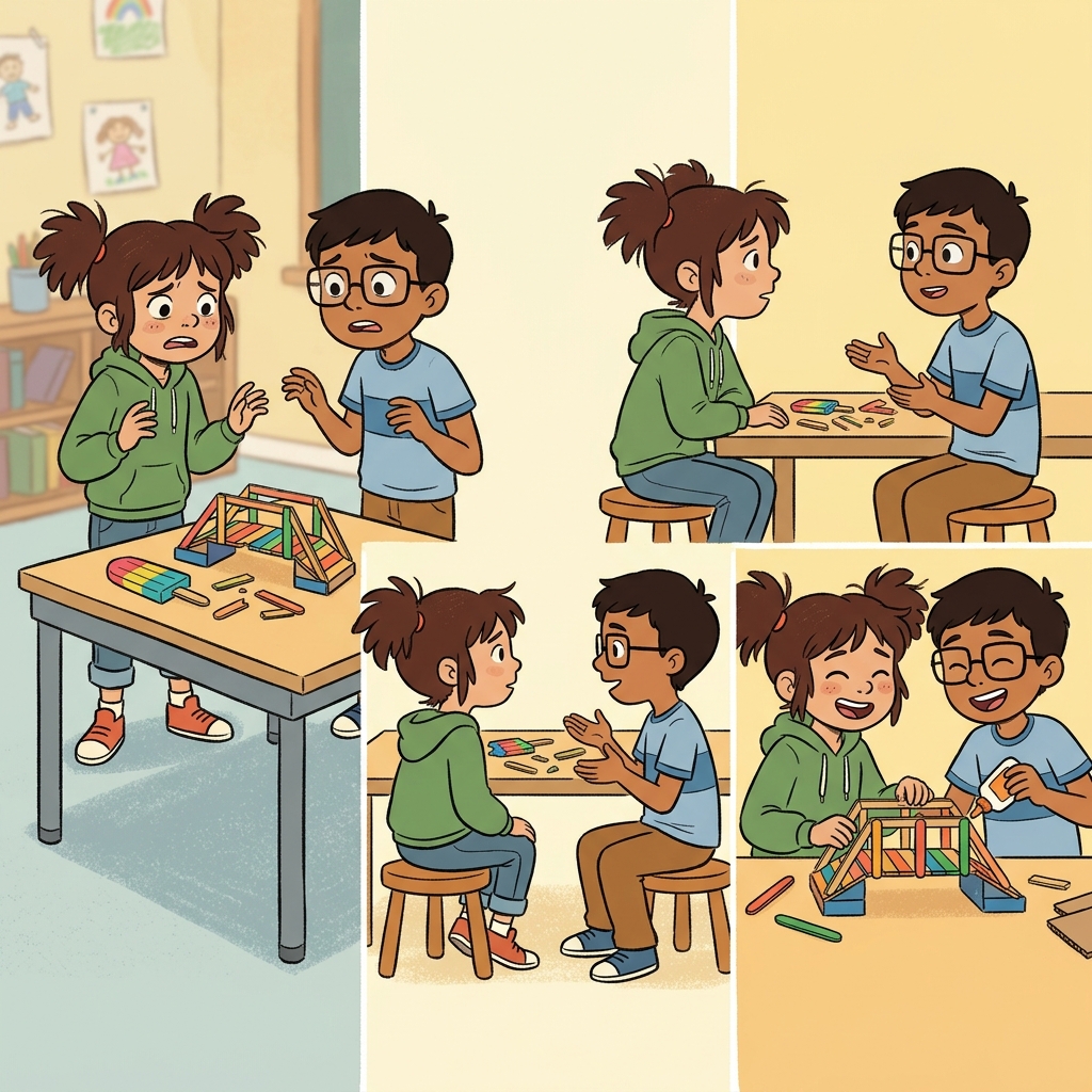 They faced a delicate situation, communicated carefully, and learned to appreciate one another.