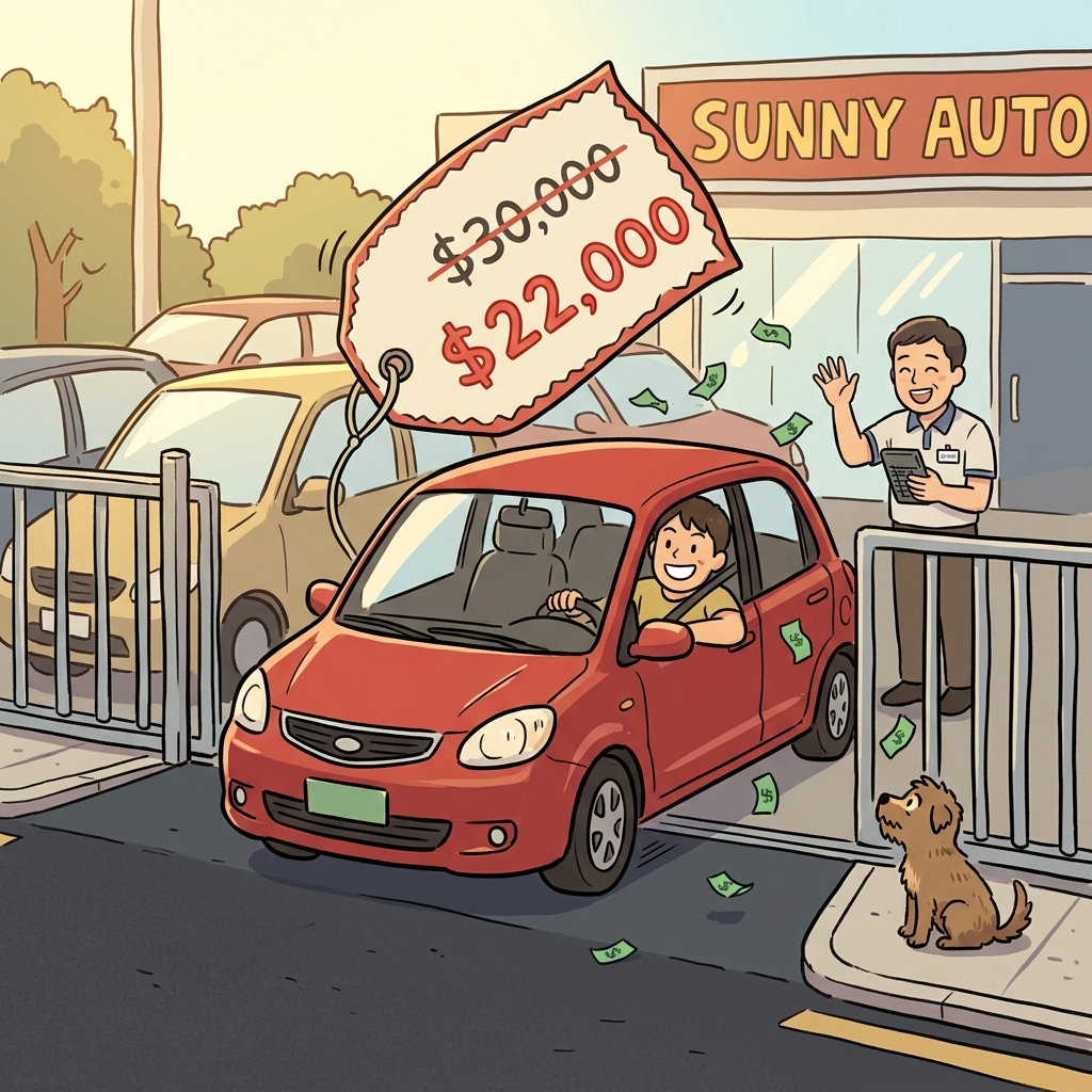 New cars depreciate the moment they leave the dealership lot.