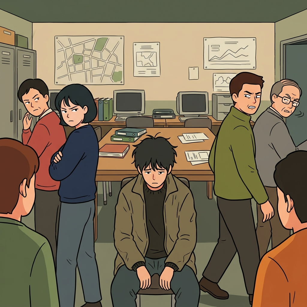 요원들은 그의 배신이 밝혀진 뒤 배신자를 경멸했다. ("더 스파이!" → 배신한 스파이는 더더욱 경멸받는다)