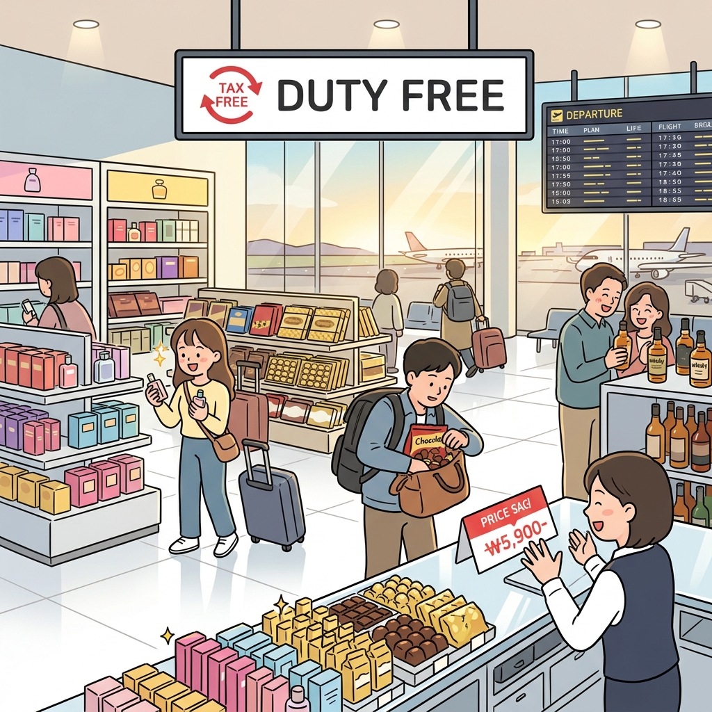 duty-free shop concept