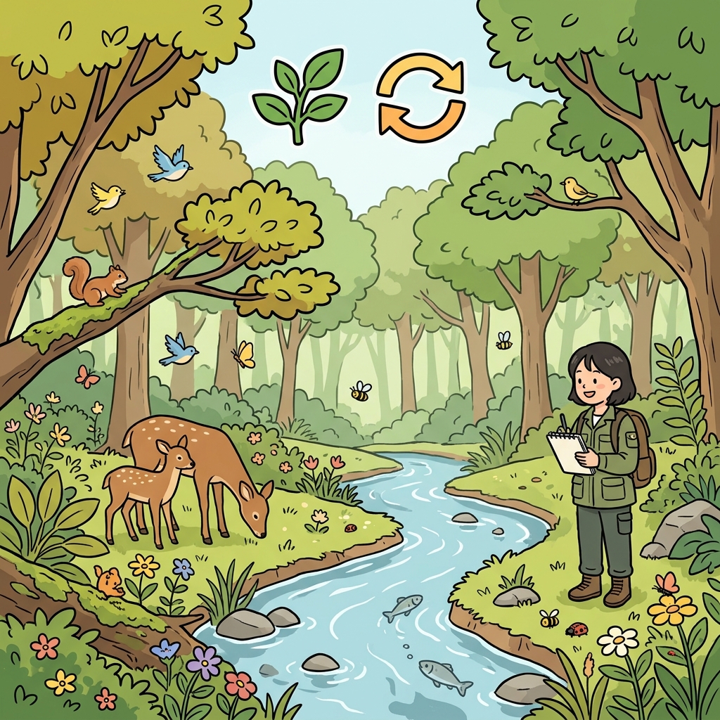 Ecological knowledge helps us protect the environment more effectively. (🌿 Nature + 🔄 Balance → Ecological)