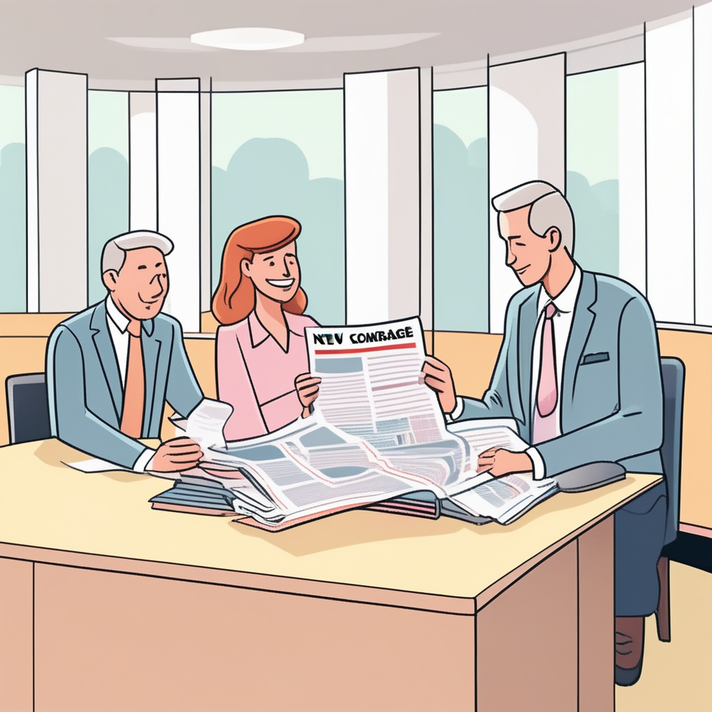 editorial coverage concept