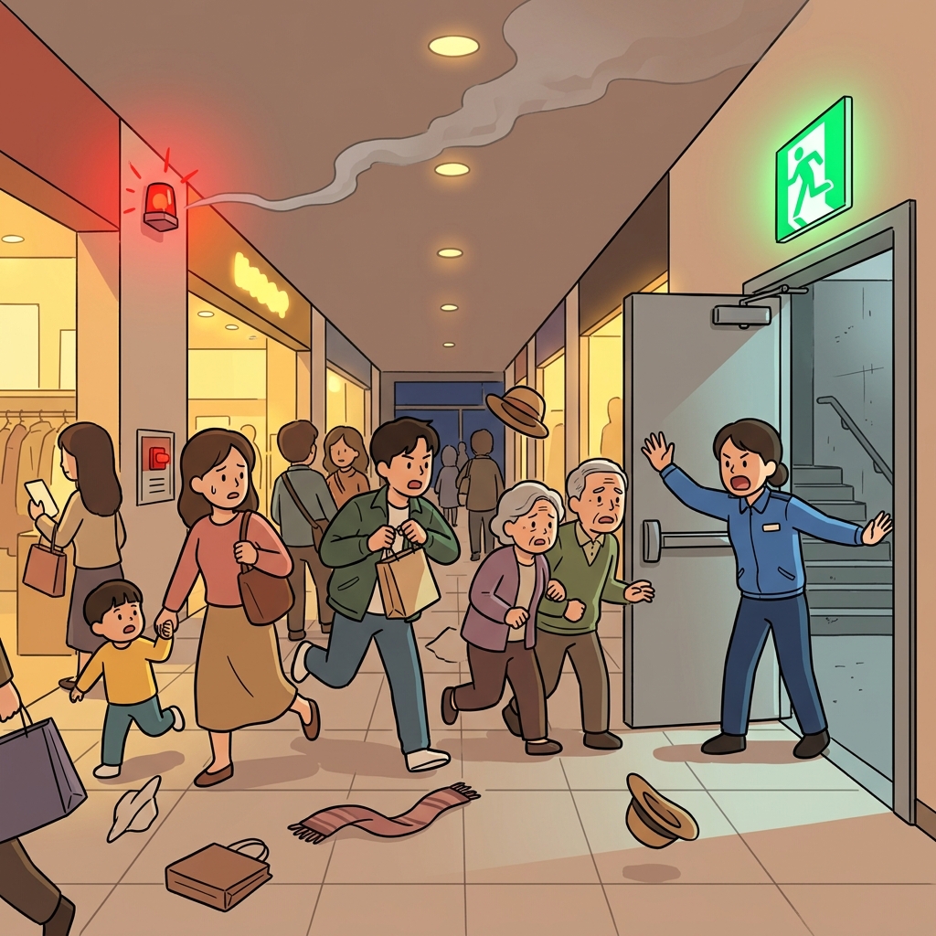 emergency exit concept