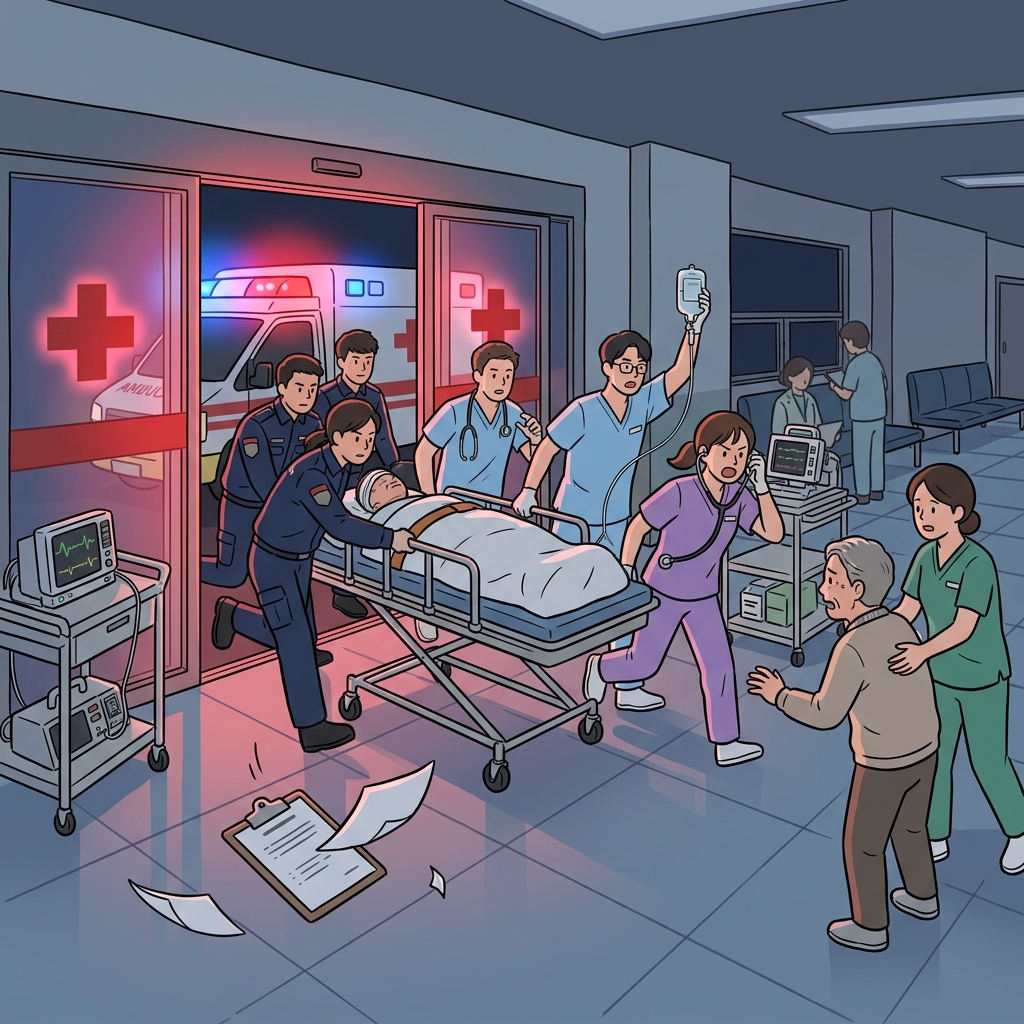 emergency room concept