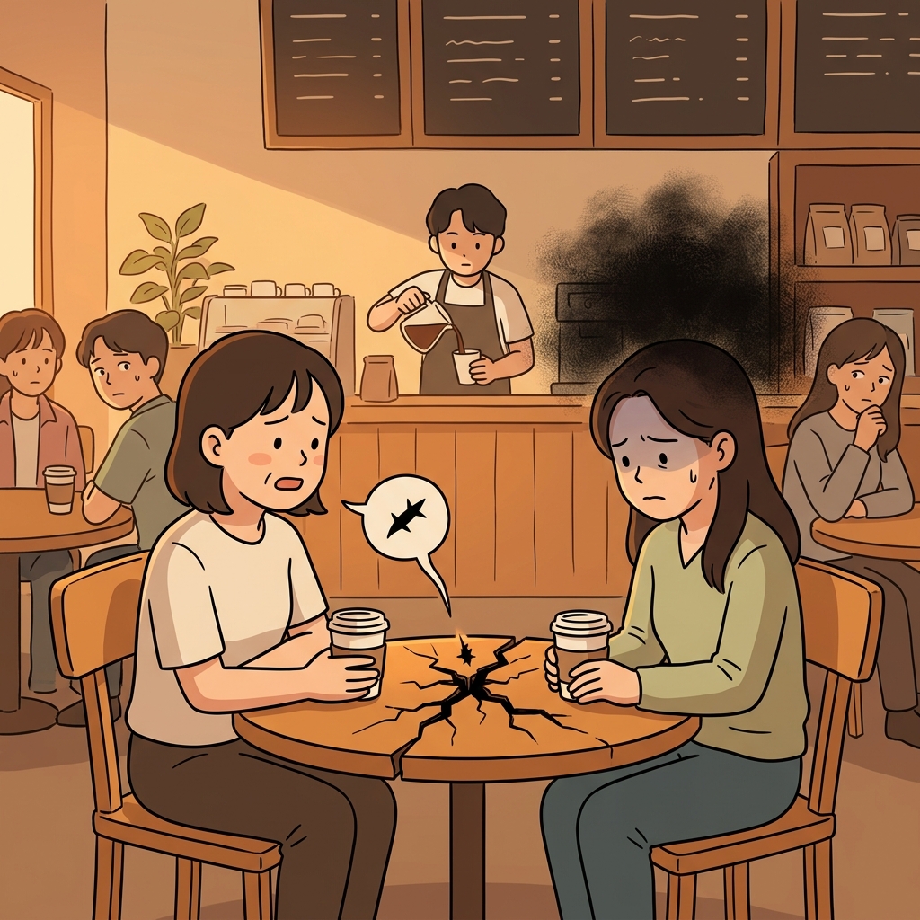 One careless remark can engender lasting resentment between old friends.