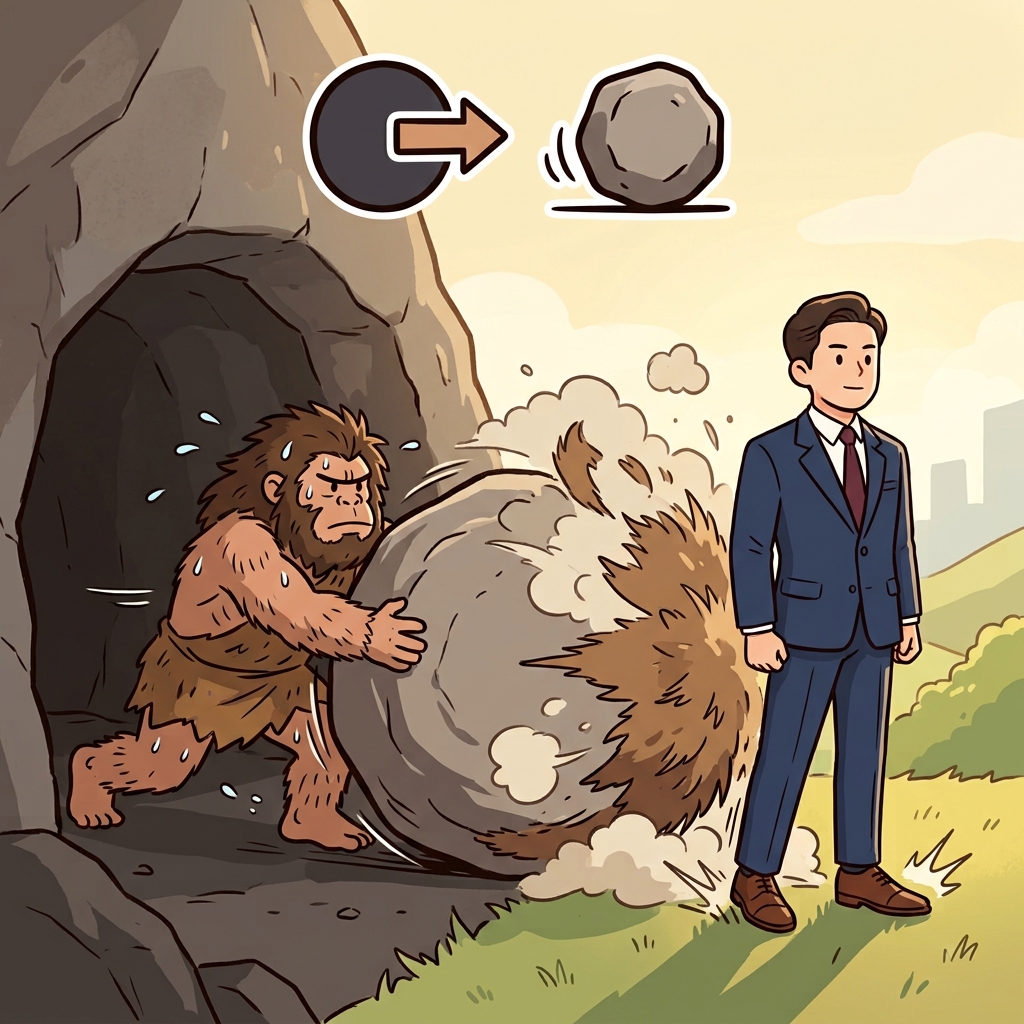 E(밖으로) + VOLUT(구르다) + ARILY(~하게) — evolutionarily는 진화의 방식에 따라 변화하는 것을 의미한다.