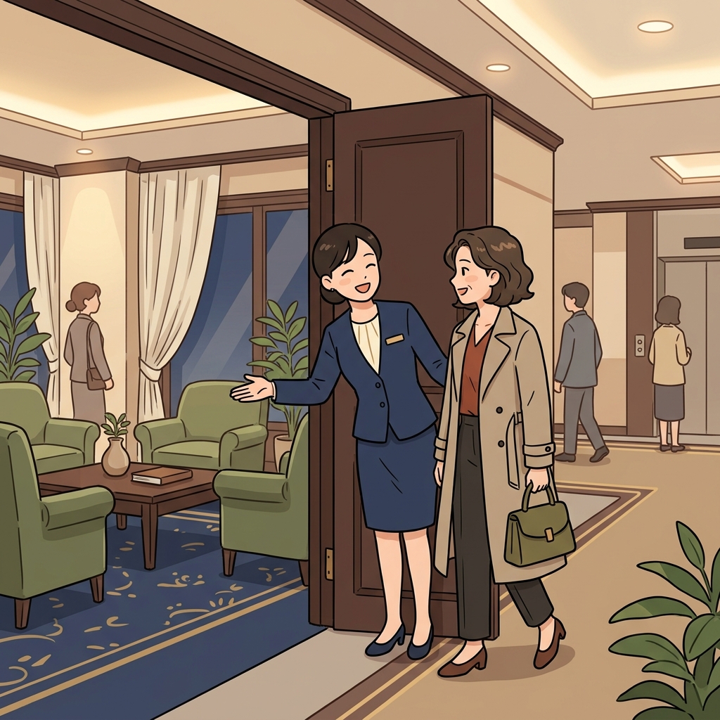 The hotel offered an exclusive lounge for VIP guests only.
