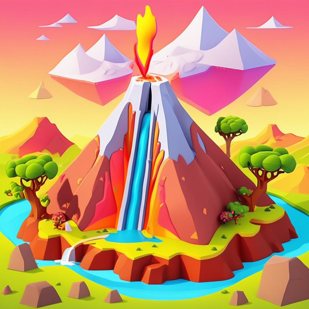 extinct volcano concept