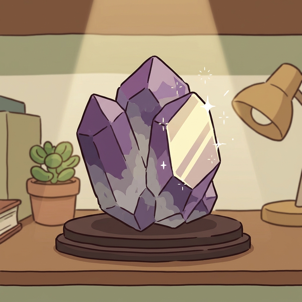Each facet showed a different face of the crystal. (fac·et → face : Think of each facet as a tiny face. Every face of a diamond reflects light differently.)