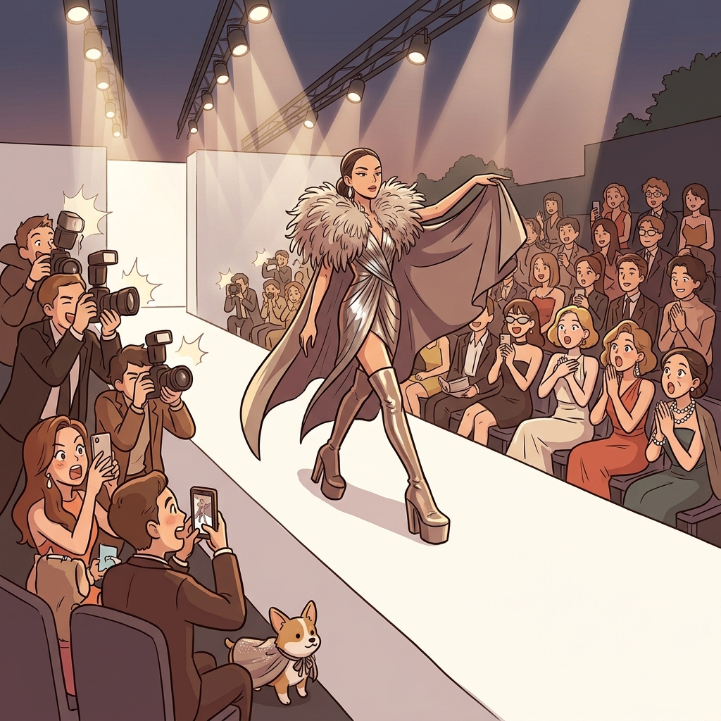 Paris runway erupts as models strut the season's boldest fashion.