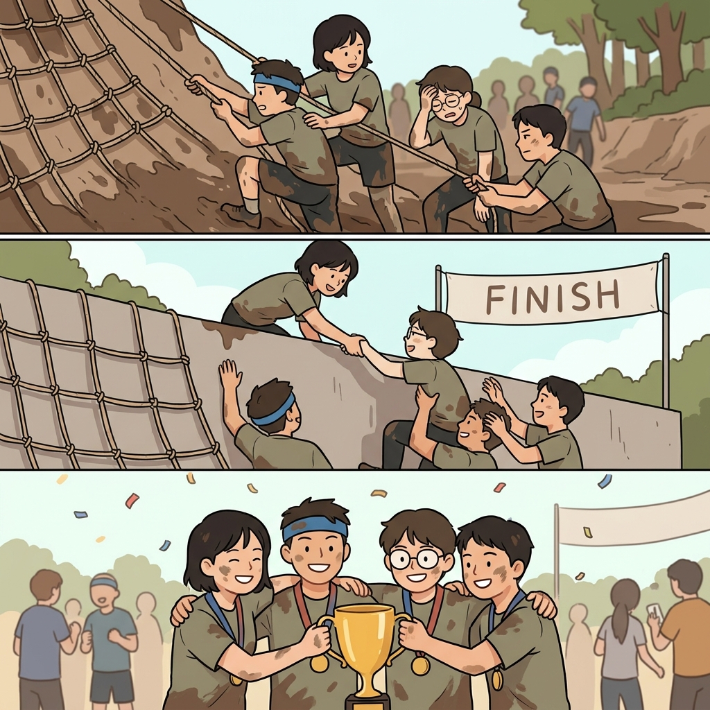 They beat every obstacle and completed an amazing feat.