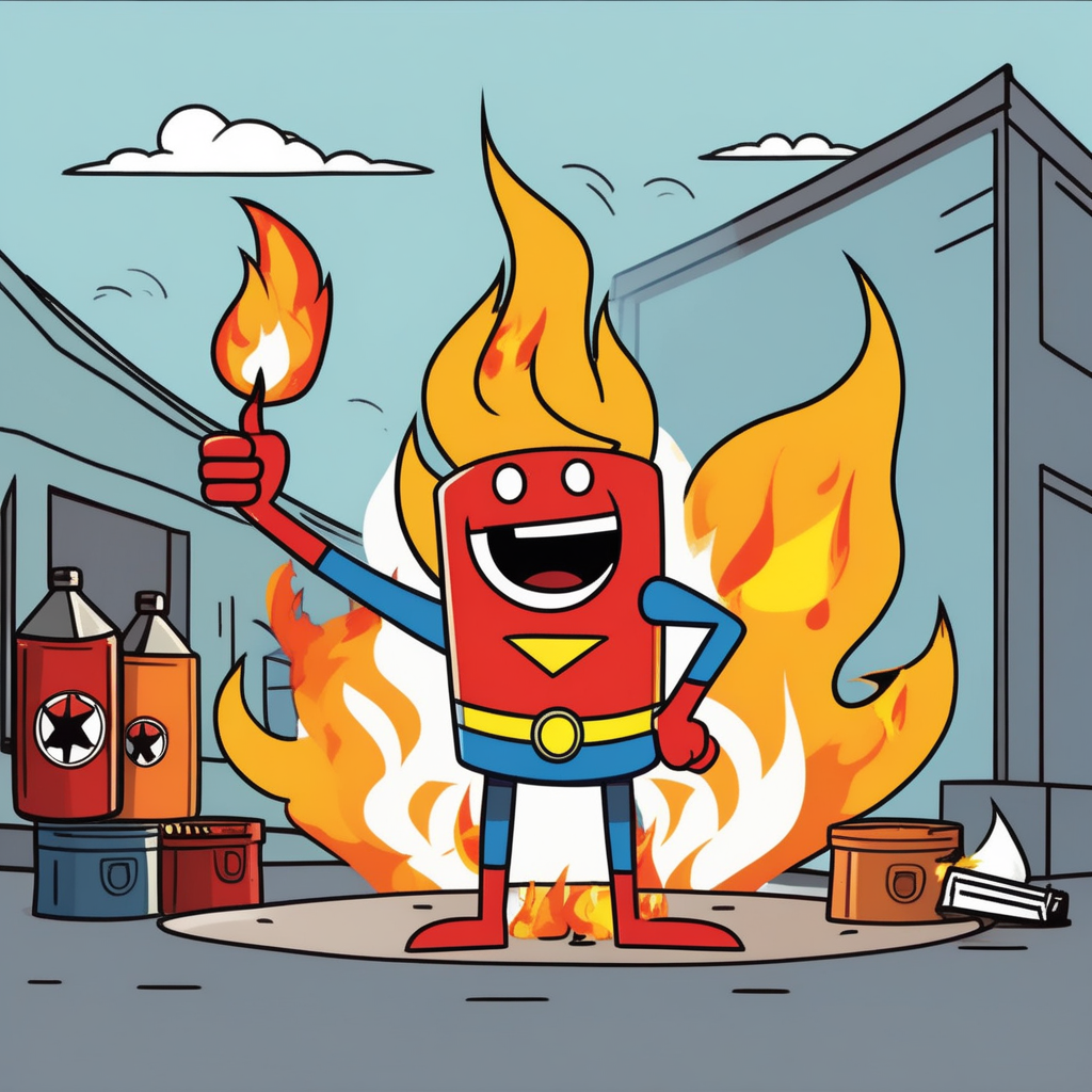 flammable mnemonic english