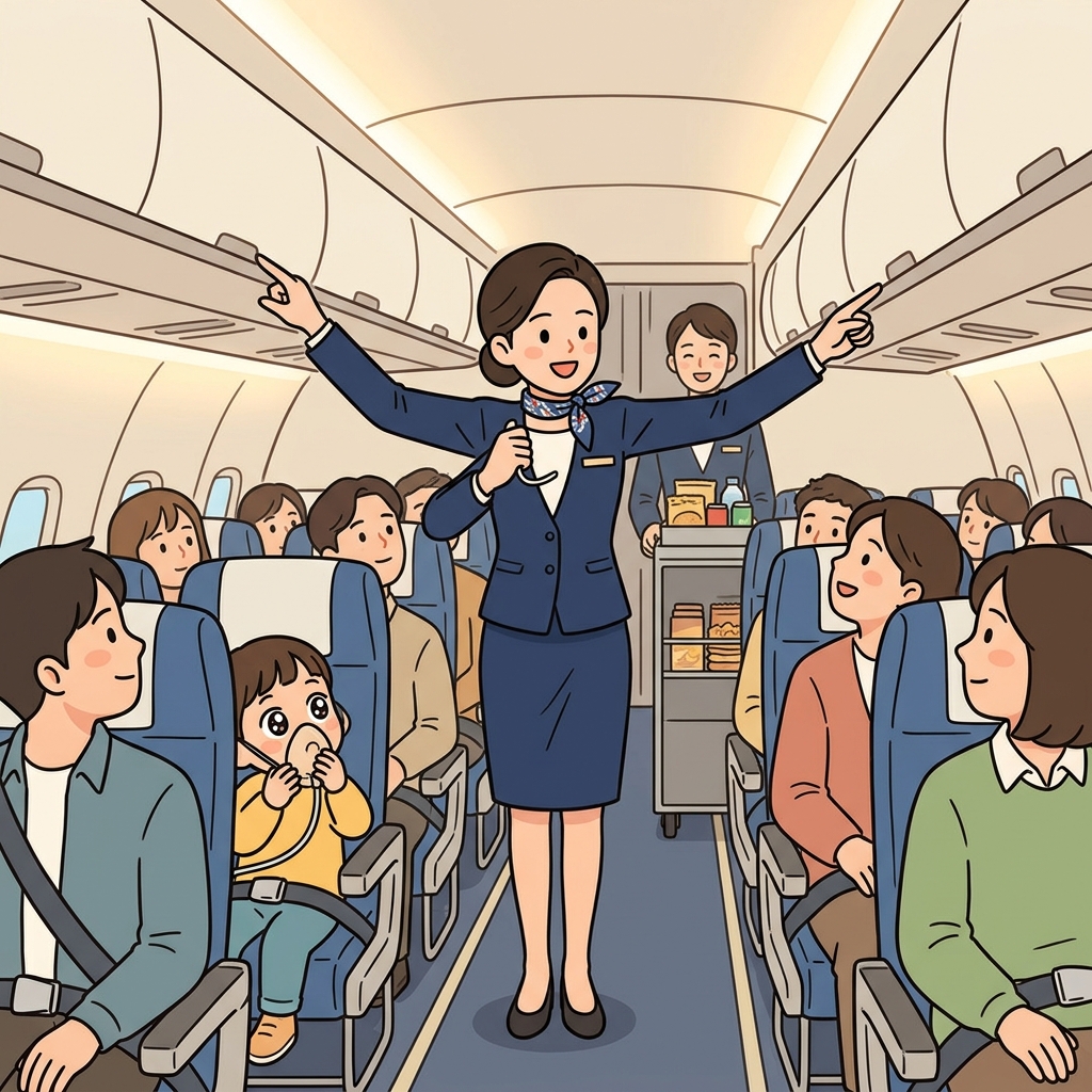 flight attendant concept