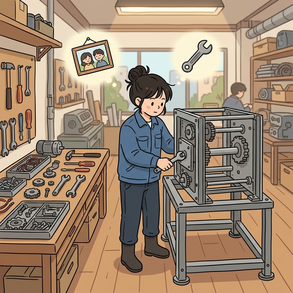 The engineer completed the framework before adding the final parts of the machine. (Build the frame before the work.)