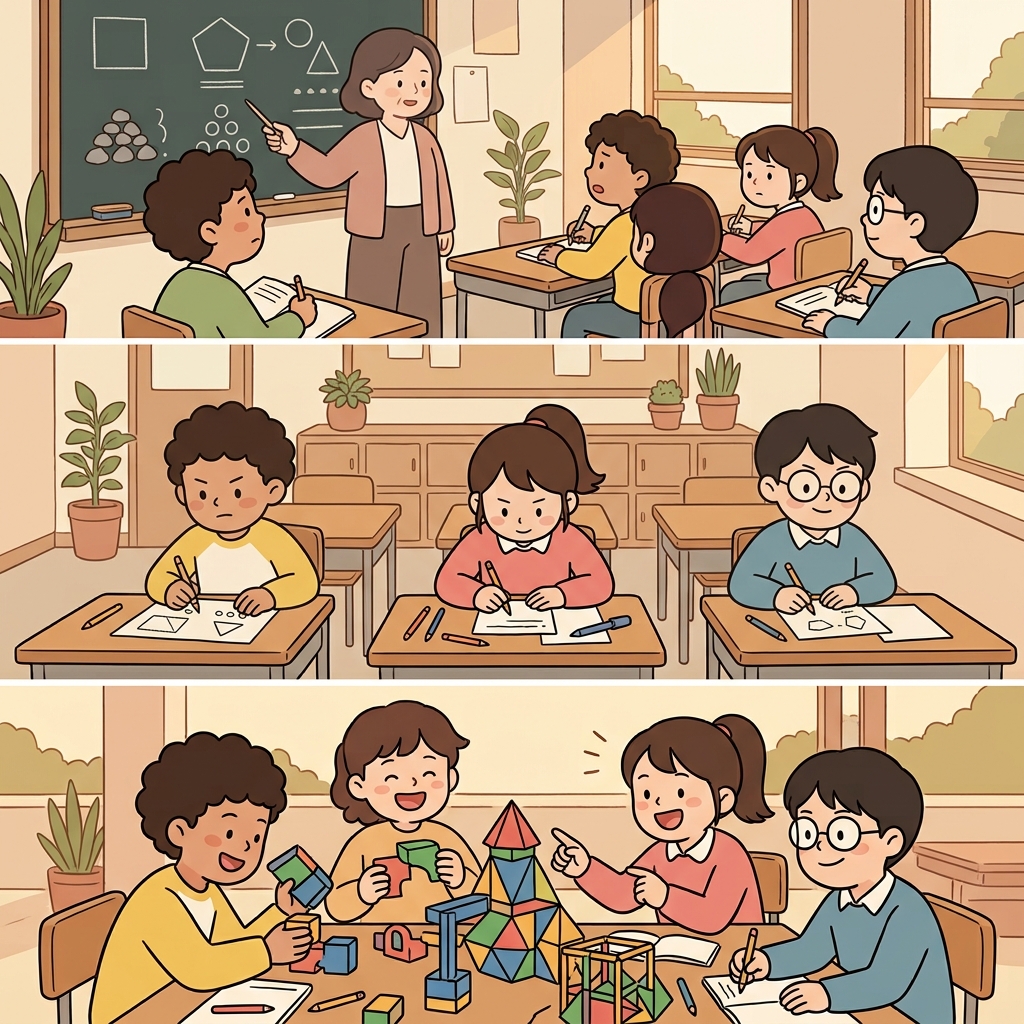 Fundamentally, the students built strong skills, gradually improved, and successfully solved advanced problems.