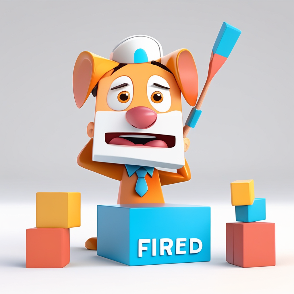 get fired concept